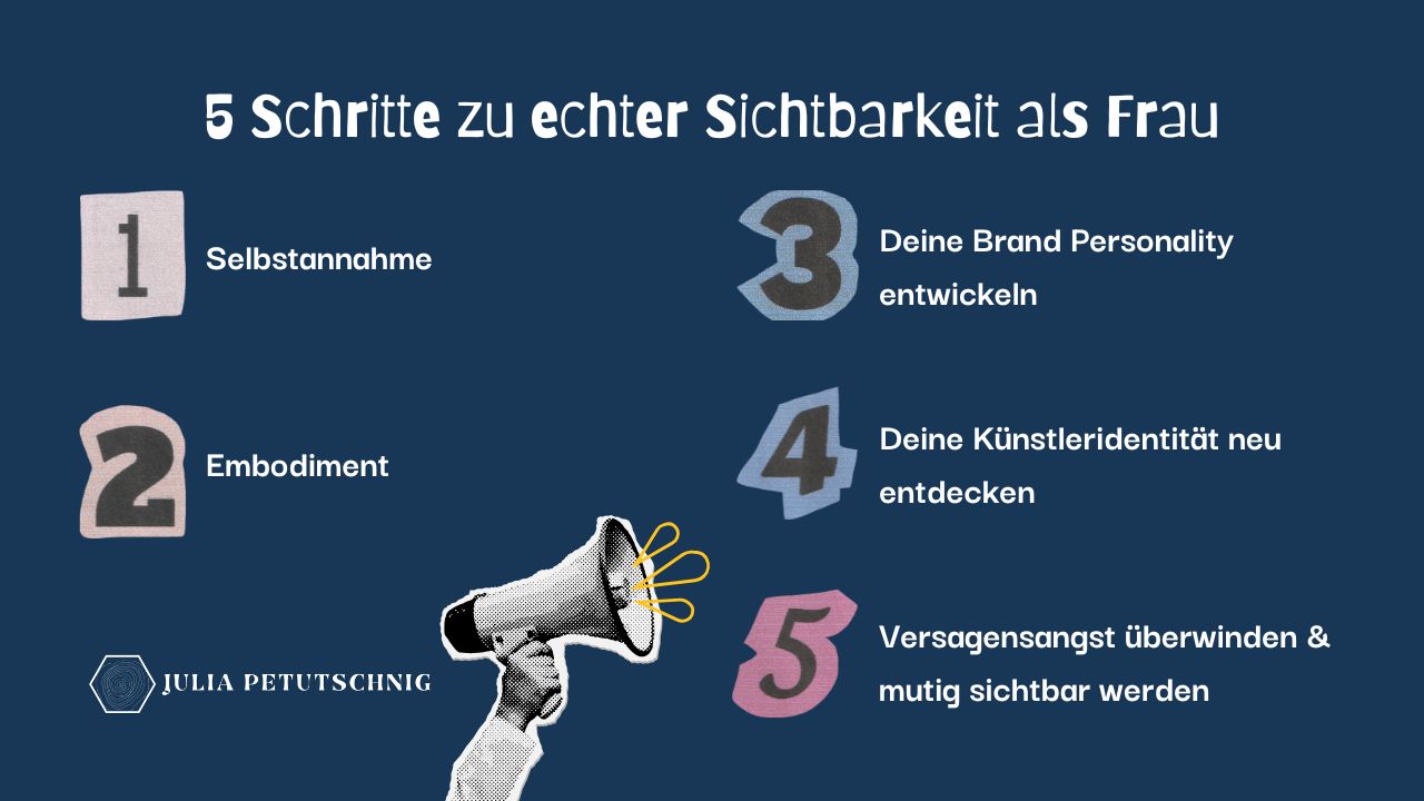5 Schritte zu echter Sichtbarkeit als Frau